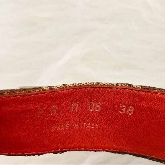 DIOR Orange Diorissimo Beach Tong Slippers - Picture 8 of 8